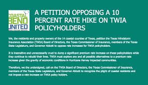 236 of the 52nd legislature, regular session. Petition Against Windstorm Insurance Spike