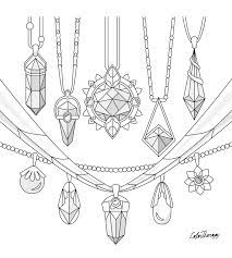 Christmas magic coloring book for adults. Crystals Coloring Pages Coloring Home