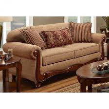 Sofas With Wood Trim Accents Furniture Warehouse Virtual Store Umber Sofa With Wood Trim Furniture Sofa Bed Design Living Room Sets