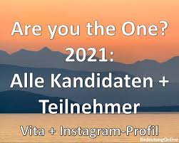 On day one, the group will be asked who believes in love at first sight. Are You The One 2021 Alle Kandidaten Teilnehmer Steckbrief Instagram Bedeutung Online
