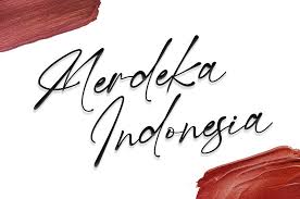 Jutaan file transparan dalam format hd png. Merdeka Indonesia Font Free For Personal