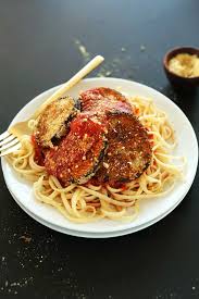 Vegan Eggplant Parmesan Minimalist Baker Recipes Recipe Vegan Eggplant Parmesan Whole Food Recipes Vegan Eggplant