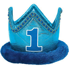 Birthday Crown For Boy Png Plush Blue 1st Birthday Crown 1st Birthday Party Supplies 1st Boy Birthday Birthday Plush