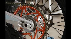 dirt bike sprocket installation ktm 300 xc