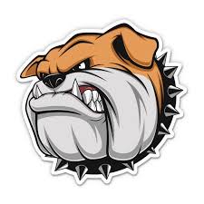 Bulldog Angry Dog 5 Vinyl Sticker For Car Laptop I Pad Waterproof Decal Walmart Com In 2021 Dog Illustration Angry Dog Dog Drawing
