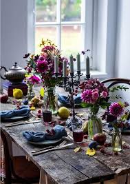 colorful wedding party purple wedding part 7 fall table decor autumn table table decorations