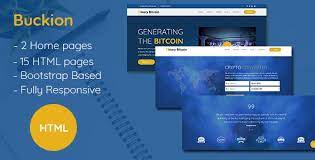 Buckion Cryptocurrency Html Template Corporate Site Templates Html Templates Templates Website Template