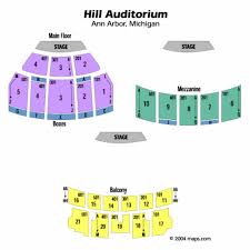 Hill Auditorium Seating Chart Hill Auditorium Ann Arbor