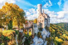 Next question > a ballista. Where Is This Cliffside Castle Lichtenstein Germany Trip Trivia Lichtenstein Castle Castle Places To Travel