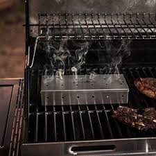 Grillaholics Smoker Box Top Meat Smokers Box In Barbecue Grilling Accessories Add Smokey Bbq Flavor On Gas Grill Or Charcoal Grills With This Stainless Steel Wood Chip Smoker Cooking App