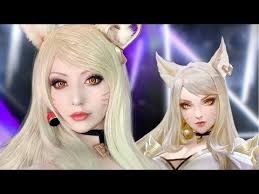 Ahri Cosplay K Da Pop Stars Makeup Tutorial League Of Legends Youtube Cosplay Makeup Tutorial Anime Makeup Anime Makeup Tutorial