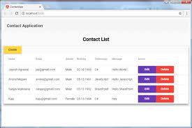 Contact Application Using Asp Net Core Web Api Angular 6 0 And Visual Studio Code Part One