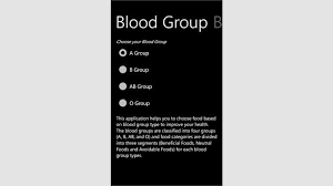 get blood type food chart microsoft store