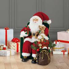 These look like miniature versions of inflatable garden swimming pools. 31 Inch 78 Cm Traditional Sitting Fabric Santa In Chair Costco Uk