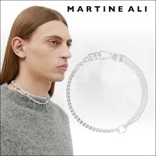 Martine Ali ネックレス チョーカー チェーン シルバー