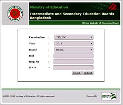 Jsc Result 2019 Dhaka Board Mark Sheet Download Educationbd Board Result Education Ministry Of Education