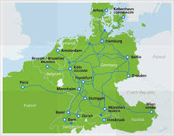 Map of france with cities and trains. Ice High Speed Trains Fast Speed Trains Eurail Com