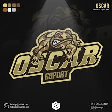  Oscar Esport Logo Desain Gambar
