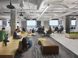 Inside Civis Analytics Sleek New Chicago Office Corporate Office Design Office Furniture Modern Office Design