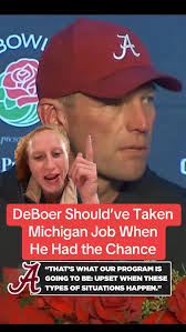 Stop saying Kalen DeBoer. It's NOT happening! Leaving Bama for Ann Arbor  makes ZERO sense for DeBoer. The real move? Jedd Fisch. He knows the  system, he knows the NFL, and he's