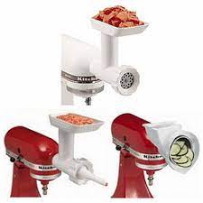 Has two grinding plates for coarse or fine grinding. Kitchen Aid Attachment Pack Slicer Food Grinder Sausage Stuffer Kitchen Aid Mixer Attachments Kitchenaid Meat Grinder Kitchen Aid