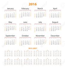 La información se muestra por mes e incluye el número de semana. Calendario 2015 2016 2017 2018 2019 2020 2021 2022 2023 2024 2025 2026 2027 Anos La Semana Comienza De Domingo Ilustracion Del Vector Ilustraciones Vectoriales Clip Art Vectorizado Libre De Derechos Image 38150129