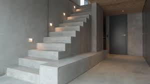 Sichtbeton kosmetik an einer beton fertigteil treppe mit permanent imprägnierung. Treppen Aus Holz Stein Stahl Bauen De