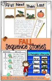 Sequence Fall Writing Prompts Google Classroom Slides Distance Learning Sequence Writing Sequencing Activities Fall Writing