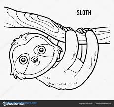 Free sloth coloring pages printable for kids and adults. Because Sloths Are Cute And Fun To Color For Kids Cute Coloring Pages Coloring Pages Animal Coloring Pages