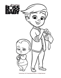 He is one of the five tritagonists of boss baby, and the boss baby: Boss Baby Coloring Pages Novocom Top