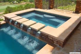 Pool Designs Freeform Geometric Vanishing Edge Jacuzzi Outdoor Hot Tub Garden Hot Tub Designs