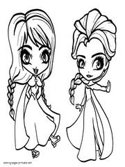 Frozen Coloring Pages Free Printable Pictures For Girls