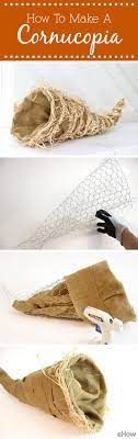 How To Make A Cornucopia Ehow Thanksgiving Crafts Diy Thanksgiving Diy Easy Diy Thanksgiving