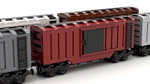 Print out kids train coloring page printables. Moc Ldd Boxcar Lego Train Tech Eurobricks Forums