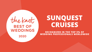Sunquest Cruises Awarded The Knot Best Of Weddings 2020 Sunquest