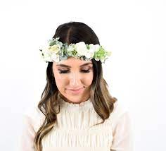 Ivory Crown Flower Crown Floral Crown Succulent Crown Etsy Bride Crown Floral Crown Floral Crown Wedding