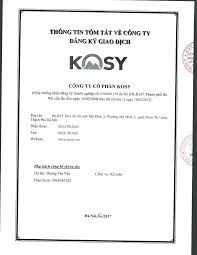 Công ty Cổ phần Kosy - Người quan sát