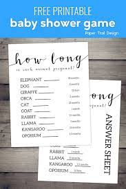 Babyshower spiel bingo zum drucken : Baby Shower Bingo Printable Cards Template Paper Trail Design