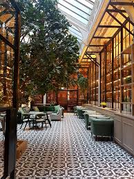 Get The Look A Visit To The Glamorous Refuge Manchester Swoon Worthy Restaurant Interior Design Winter Garden Bar Design Restaurant