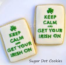 In a separate bowl, sift together the flour, cocoa. Keep Calm And Get Your Irish On Sugar Cookies For St Patr Flickr