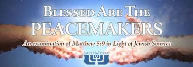 Often in the bible and in most jewish traditions, as mentioned above, prayers begin with blessing god. Blessed Are The Peacemakers Emet Hatorah