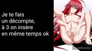 Hentai JOI Rias Gremory first Anal French | hentaiporncollection.com