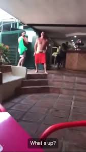 CMNM: Hottie gets pantsed in public by friend - ThisVid.com