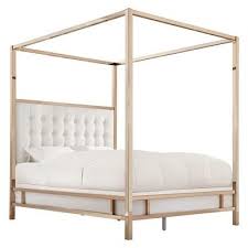 You might found another gold canopy bed frame higher design concepts. Manhattan Champagne Gold Canopy Bed King White Linen Inspire Q Canopy Bed Bed Weston Home