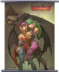 Amazon.com: CWS-Media Group Darkstalkers: Morrigan and Lilith Wall Scroll  Poster (32 x 49 Inches) Officially Licesned [CWS]: Posters & Prints