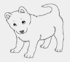 Husky Puppy Coloring In 2020 Puppy Coloring Pages Dog Coloring Page Baby Huskies