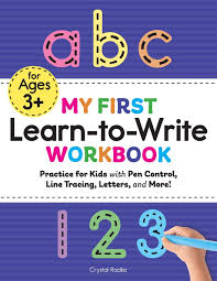 In this early writing worksheet, your child gets practice drawing vertical lines from top to bottom, a skill that'll help your child write letters. My First Learn To Write Workbook Practice For Kids With Pen Control Line Tracing Letters And More Radke Crystal 9781641526272 Books Amazon Ca