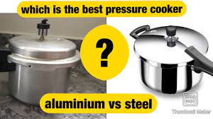 Aluminium Vs Stainless Steel Pressure Cooker In Telugu Advantages Of Steel Pressure Cooker Youtube