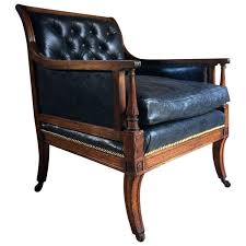 Antique Library Chair Lounge Club Leather Oak Early Victorian 1840 Oversized Chair Living Room Library Chair Dining Room Chairs Modern