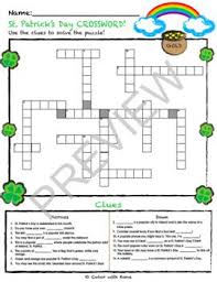 Maybe you would like to learn more about one of these? St Patrick S Day Crossword Puzzles St Patrick S Day Crossword Patrick S Day Through This Crossword Puzzle Which Features Words Associated With The Celebration